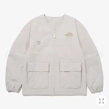 THE NORTH FACE 여성용 라이트 그레이 자켓 리버서블