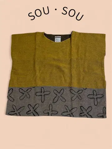 [새상품급] SOUSOU 니트 베스트