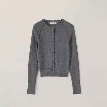 [새상품급] 버튼 셔링 가디건