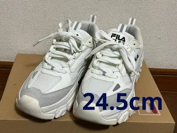 FILA 화이트 그레이 스니커즈