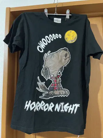 USJ 스누피 호러 나이트 늑대인간 셔츠 레어