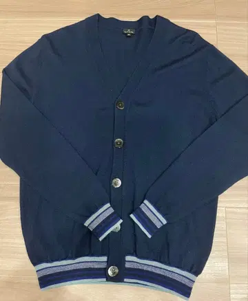 네이비 V넥 가디건 PS 폴스미스