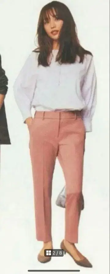 새상품 웜 리저브 스틱 팬츠 핑크