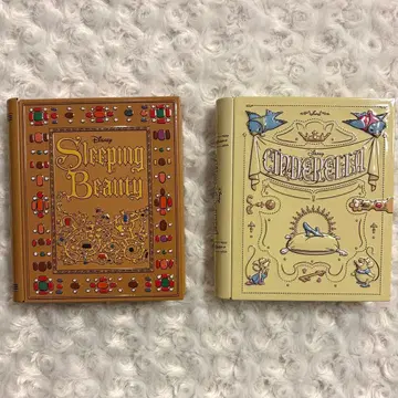 디즈니 스토어 신데렐라 잠자는 숲속의 미녀 스토리북 틴 세트