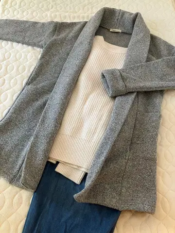 GALLARDAGALANTE 그레이 가디건 코트