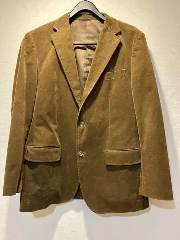 UNIQLO 코듀로이 테일러드 자켓, 브라운