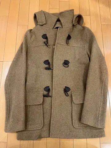 three dots 후드 부착 더플 코트