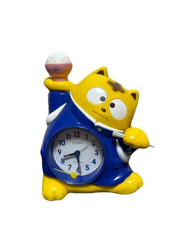 레어 CITIZEN 시티즌 알람 시계 오초시 응원단 레트로 당시 물품