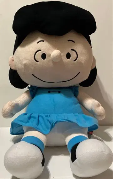 스누피 루시 봉제 인형 빅 사이즈 PEANUTS 택 포함 2016년