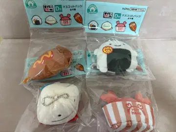 난데모 이키모노 다이토 복권 D상 마스코트 배지 4종 세트 컴프