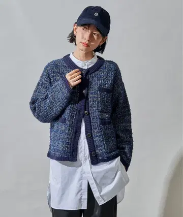 FREAK'S STORE 프릭스스토어 트위드 라이크 노카라 자켓