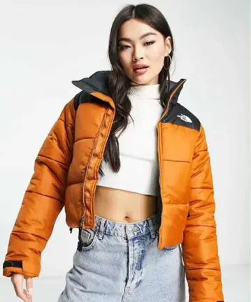 노스페이스 숏 기장 다운 자켓