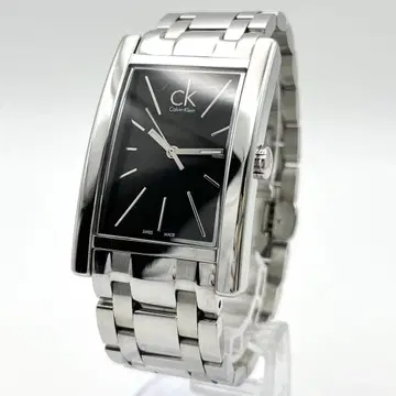 Calvin Klein K4P 211 남성용 손목시계 실버 새상품 배터리