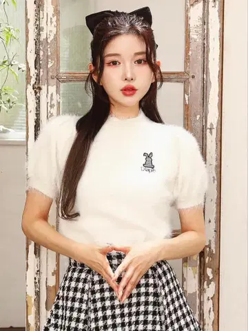 Darich Lapin 샤기 니트탑