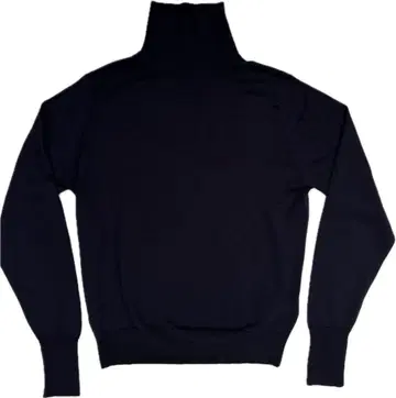 존스메들리 메리노울 터틀넥 니트 영국제 다크 네이비 M 상당