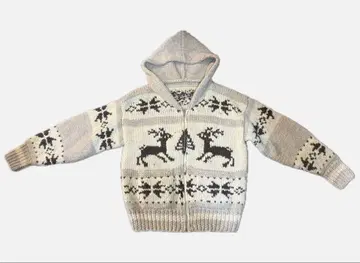 [ 착용 사진 있음 ] 카우친 니트 캐나디언 스웨터