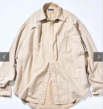 Nautica 빈티지 느낌 오버 다이 옥스퍼드 BD 셔츠 L