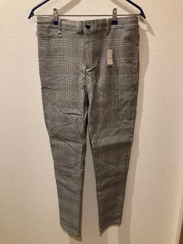 Day GLORY 그레이 체크 슬랙스 XL