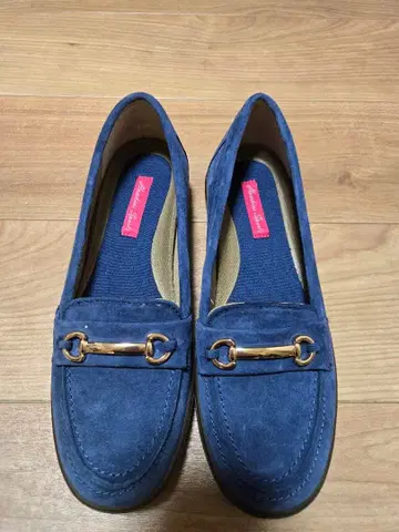 네이비 스웨이드 로퍼