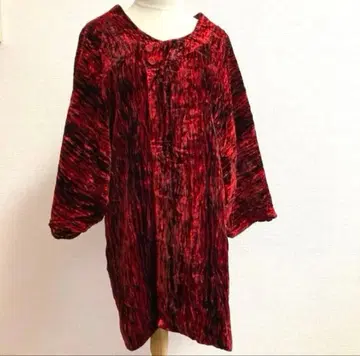 일본 의류 코트 벨로아풍 벨벳풍 레트로