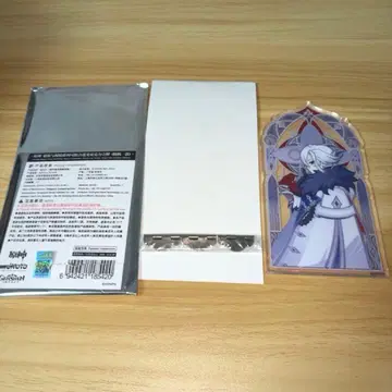 원신 정품 서리 흔적과 권염 시리즈 아크릴 스탠드 집행자(알레키노)