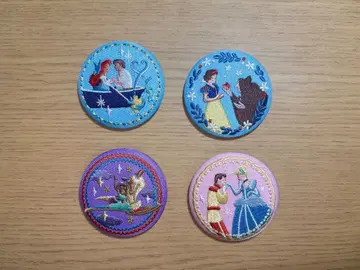 Disney Characters 자수 캔뱃지