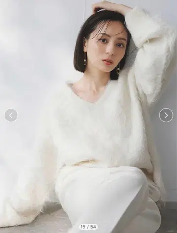 anuans 수리 알파카 니트 풀오버