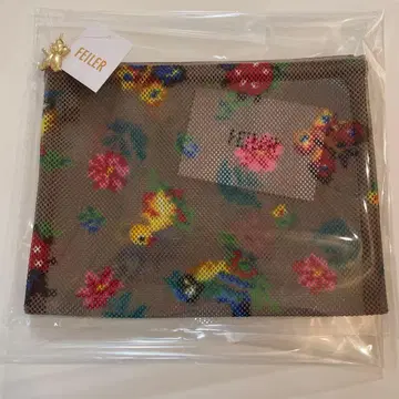 페이러 하이디 메쉬 파우치 M 베이지