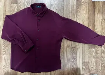 [ 선착순 ] HARE 남성용 긴팔 셔츠 트로미 셔츠 적자색 크림슨