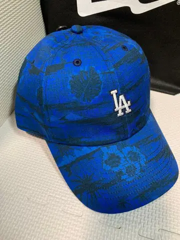 47 브랜드 LA 로고 꽃무늬 캡 새상품 해외 별주