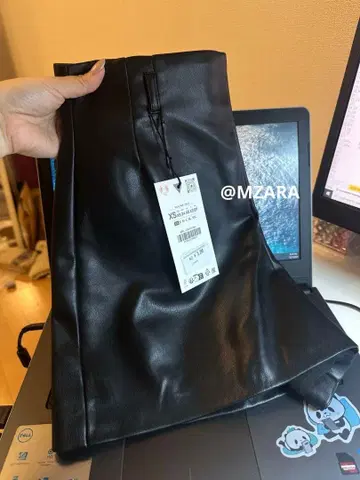 자라 레더 팬츠