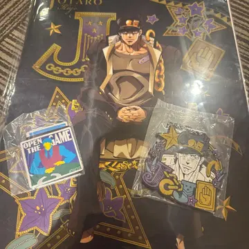 죠죠 월드 제일복권 클리어 포스터 러버 참 스티커 죠타로