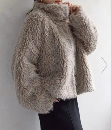 Thevon MIX 퍼 스탠드 블루종 [ 신상 ] 택 포함