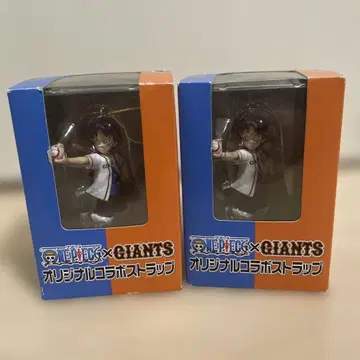 2000개 한정판 원피스 자이언츠 콜라보 루피 스트랩 2개 세트