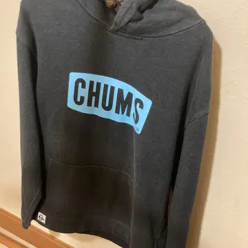 참스 CHUMS 네이비 후드티 M