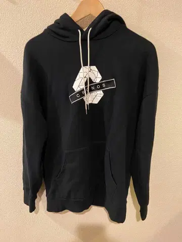 CRONOS 블랙 후드티