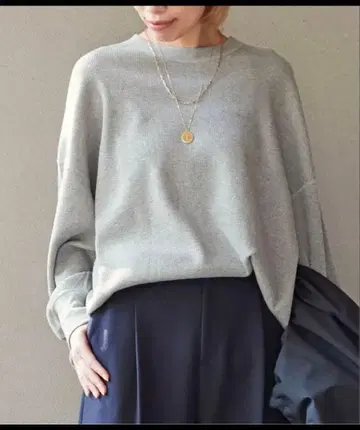 AMERICANA AP STUDIO 별주 서멀 풀오버 그레이