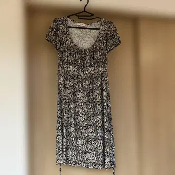 FIFILLES 플라워 프린트 반팔 원피스