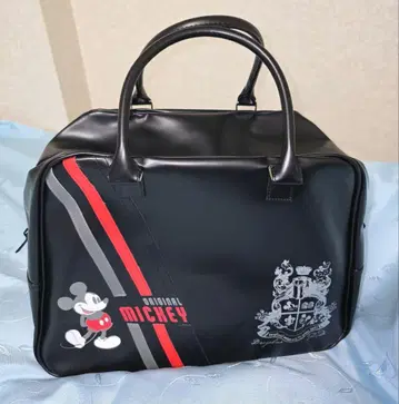 미키마우스 보스턴 백 블랙