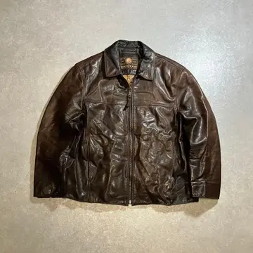 MARC New York 가죽 자켓 집업 천연 가죽 구제 의류