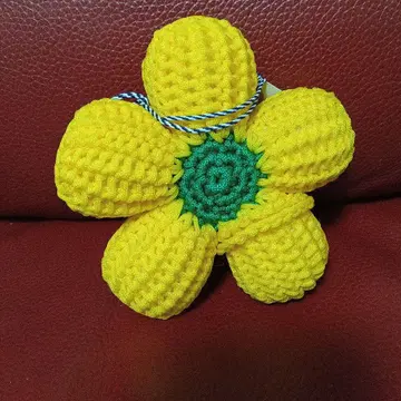 새상품 goodgoods 태국 기념품 플라워 무카이 코지 꽃 모양 키링