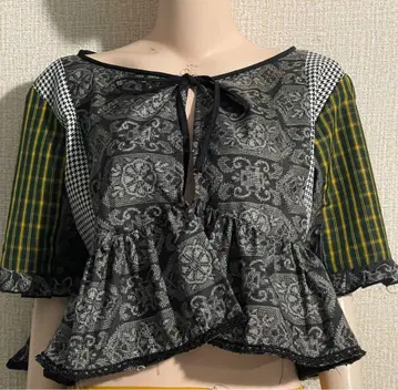 기모노 리메이크 볼레로 M 사이즈 오시마 명주