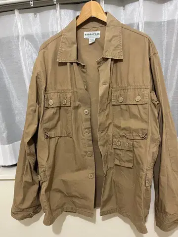 SASSAFRAS 베이지 긴팔 셔츠