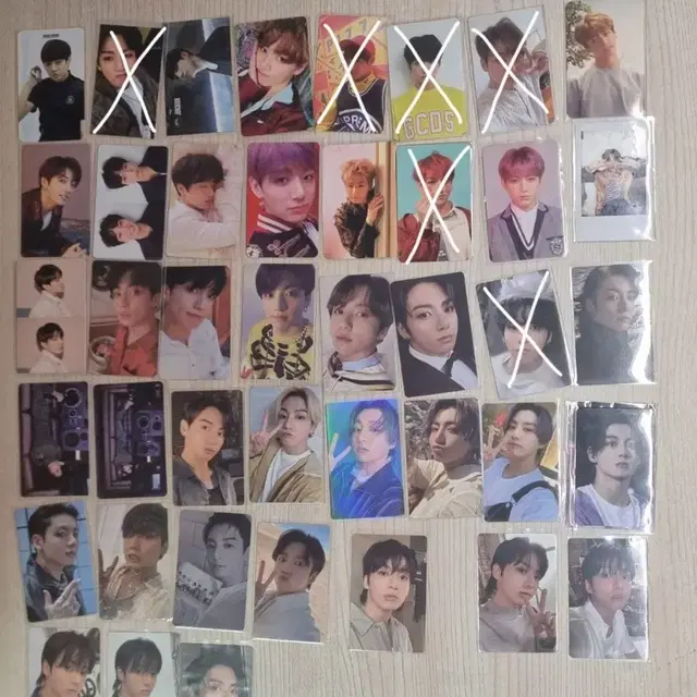 방탄 BTS 전정국 정국 포카 드볼 36장 일괄