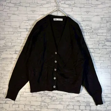 ZARA 가디건 스웨터 블랙 M 사이즈 긴팔 여성용