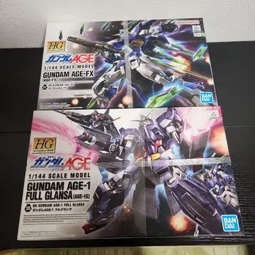 HG GUNDAM AGE-FX & AGE-1 FULL GLANSA 세트