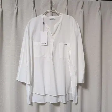 라코스테 코튼 레이온 스키퍼 넥 셔츠