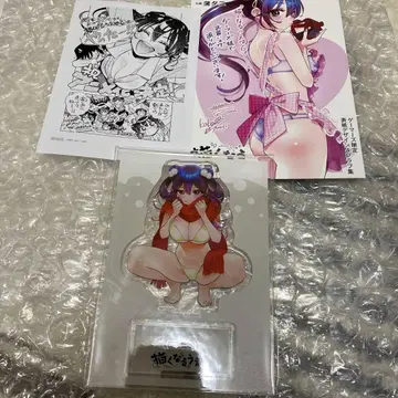 그려지는 위에 유상 특전 아크릴 스탠드 소책자 페이퍼 세트