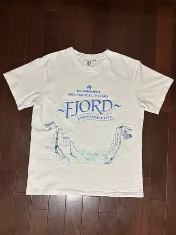 Mrs. GREEN APPLE 피오르 로고T셔츠 화이트 M사이즈
