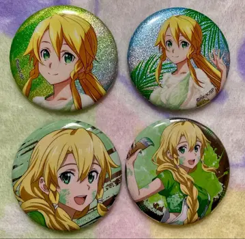 SAO (소드 아트 온라인) 캔뱃지 리파 4종 세트